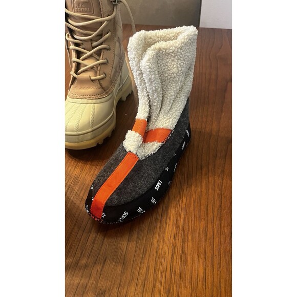 Sorel Women's Boot Hiking Caribou Royal Waterproof  Snow Winter Caribou Beige 7 - Picture 12 of 15